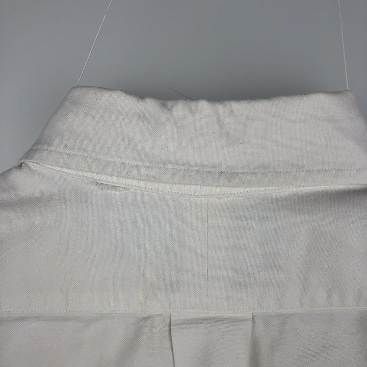 Ralph Lauren Classic Fit Long Sleeve Button Down Shirt Men's M cotton white type Vintage Second Hand