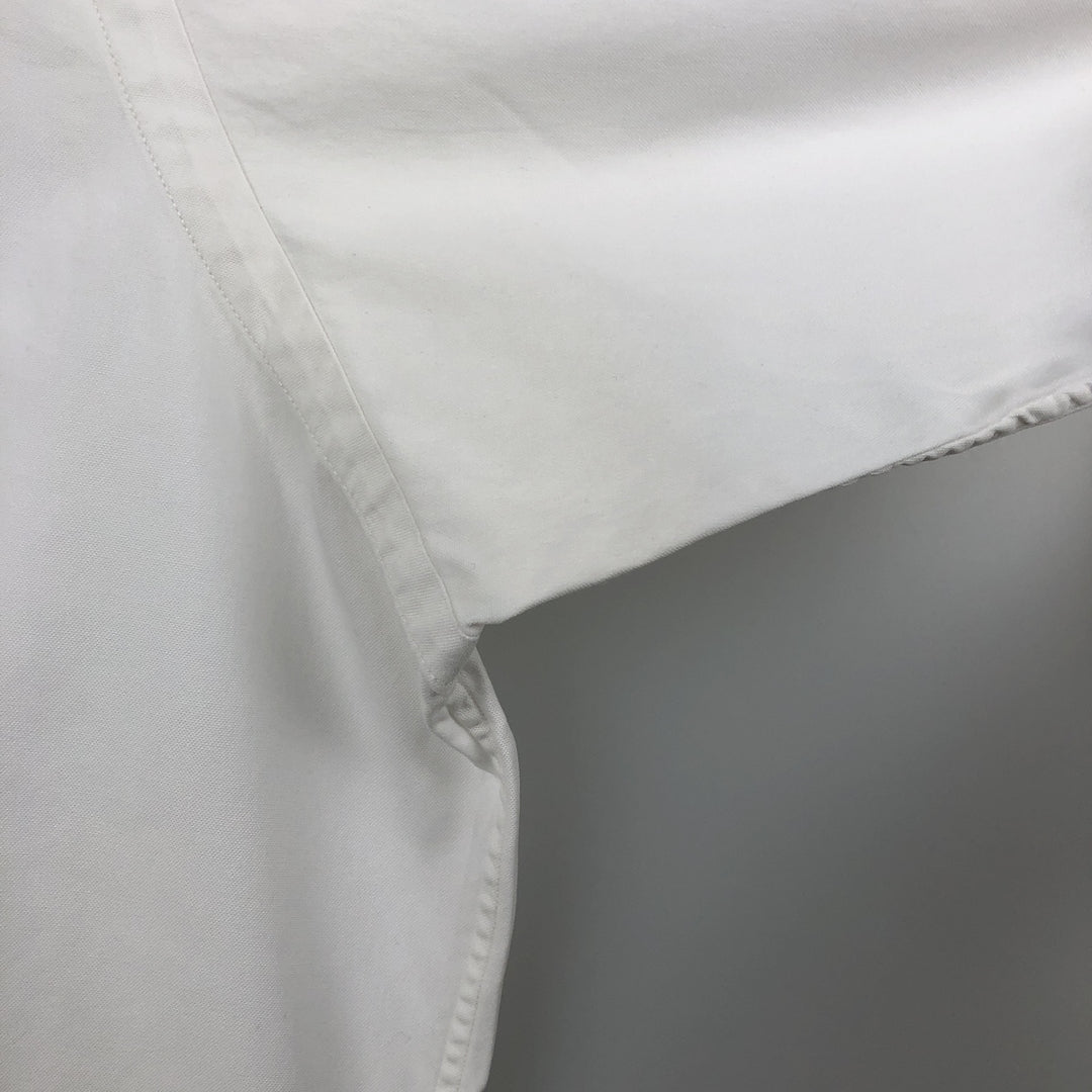 Ralph Lauren YARMOUTH long sleeve button down shirt, men's XL size cotton white type Vintage Second Hand