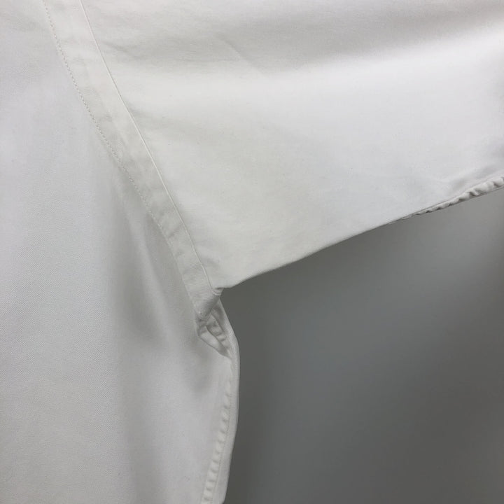 Ralph Lauren YARMOUTH long sleeve button down shirt, men's XL size cotton white type Vintage Second Hand