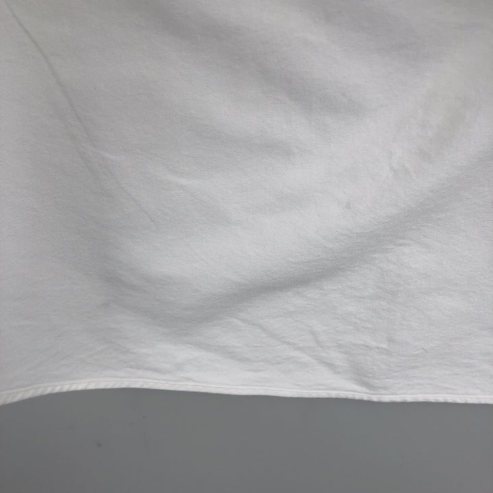 Ralph Lauren YARMOUTH long sleeve button down shirt, men's size L cotton white type Vintage Second Hand