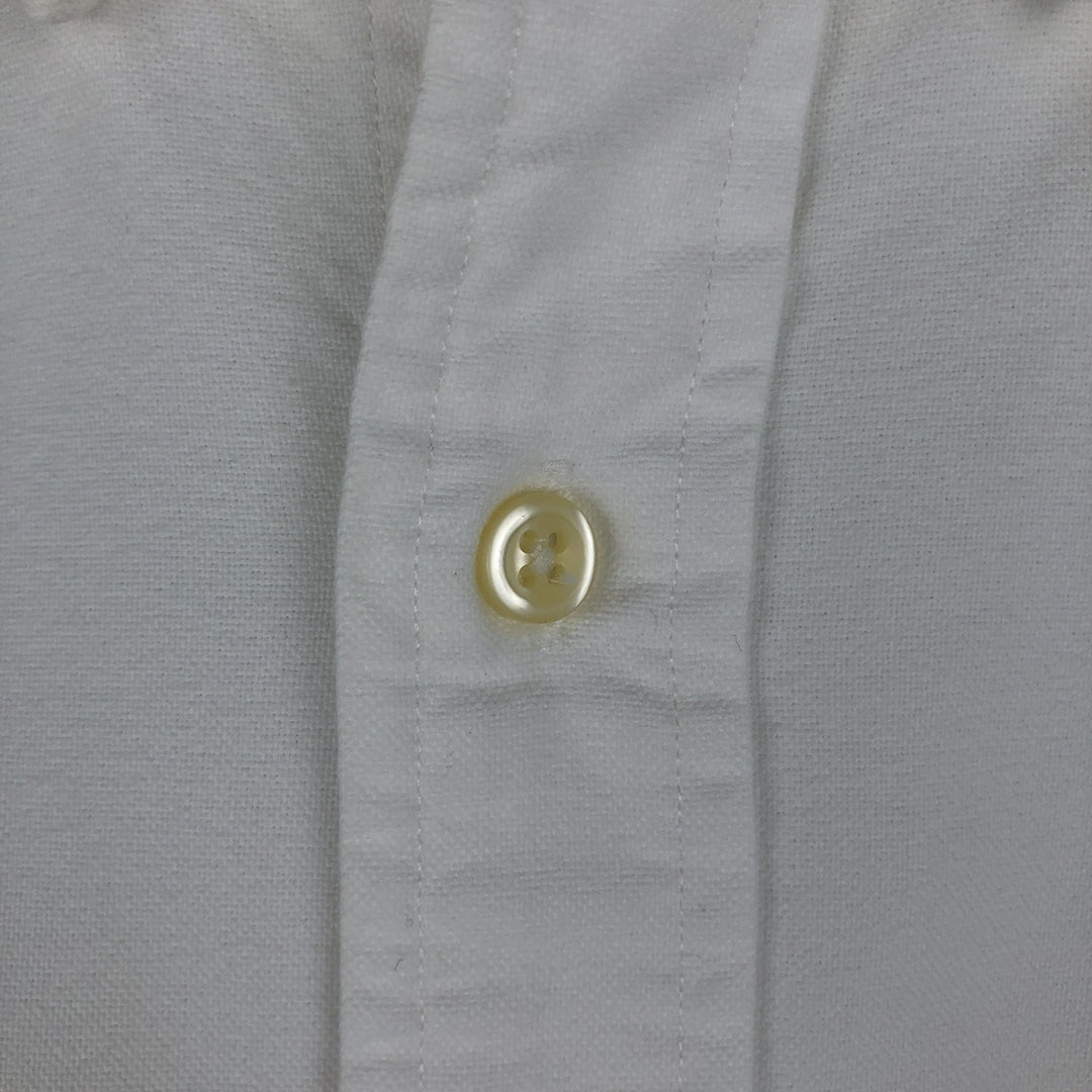 Ralph Lauren Classic Fit Long Sleeve Button Down Shirt, Men's Size L cotton white type Vintage Second Hand