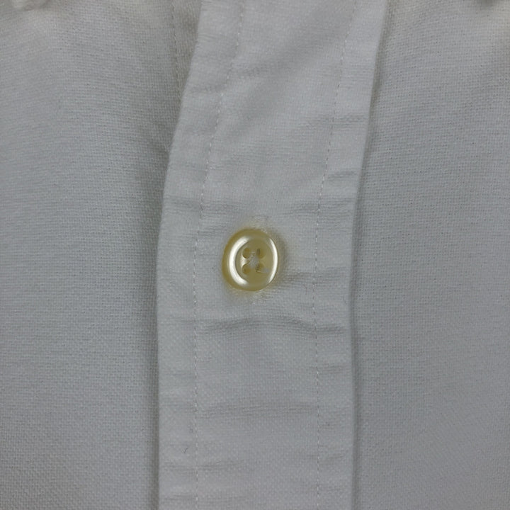 Ralph Lauren Classic Fit Long Sleeve Button Down Shirt, Men's Size L cotton white type Vintage Second Hand