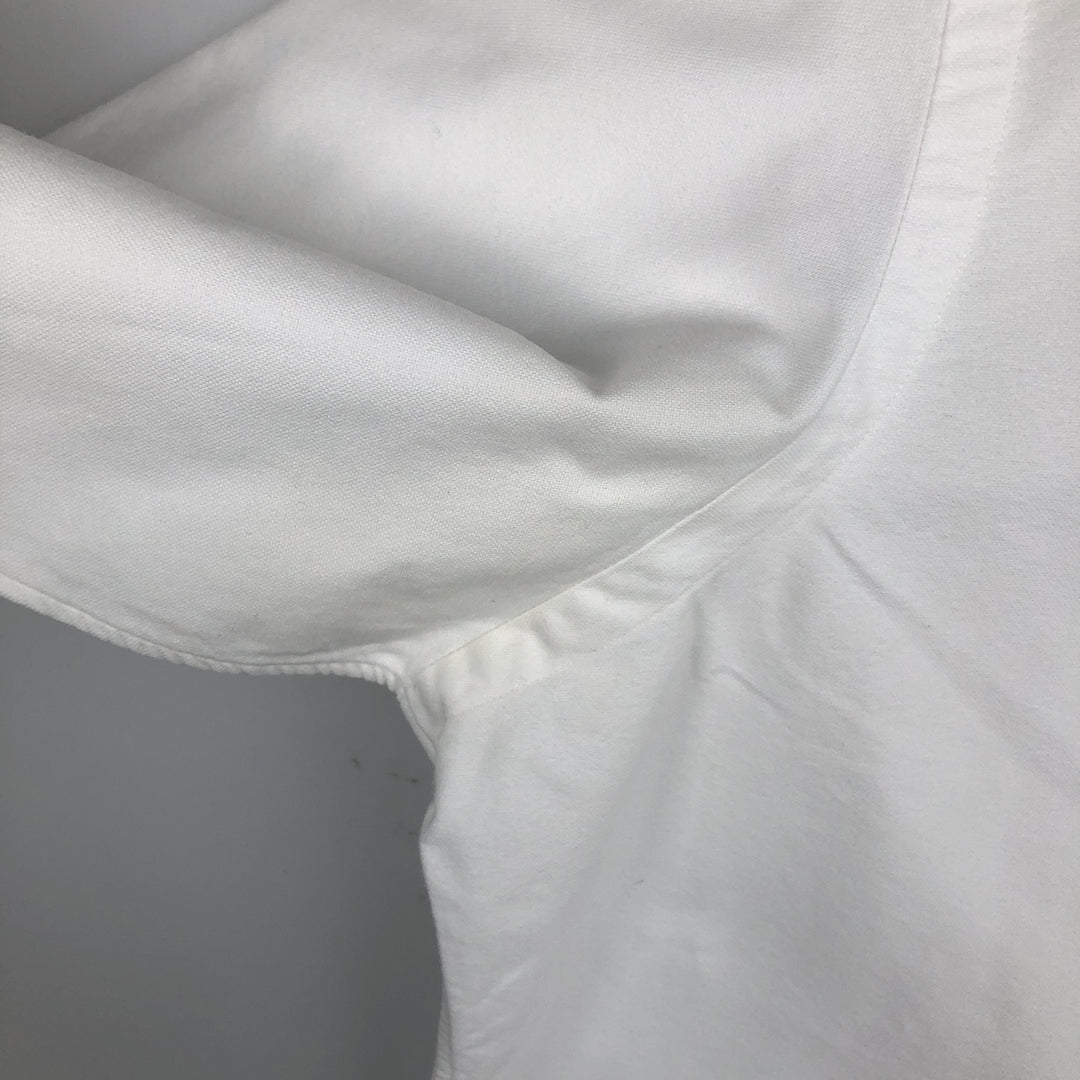 Ralph Lauren Classic Fit Long Sleeve Button Down Shirt, Men's Size L cotton white type Vintage Second Hand