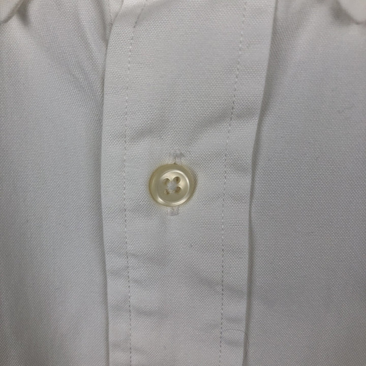 Ralph Lauren YARMOUTH long sleeve button down shirt, men's XL size cotton white type Vintage Second Hand