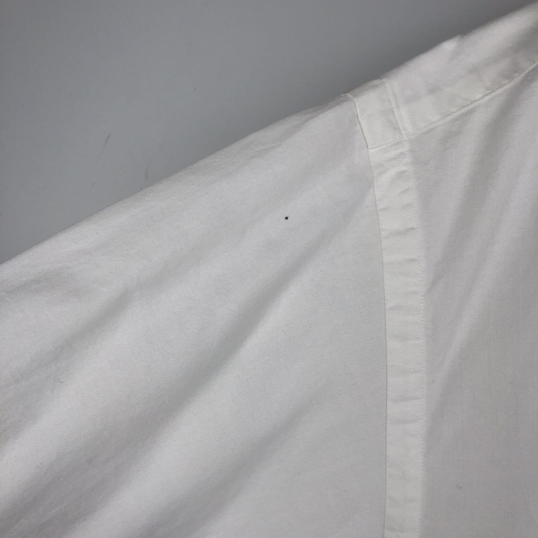 Ralph Lauren YARMOUTH long sleeve button down shirt, men's XL size cotton white type Vintage Second Hand