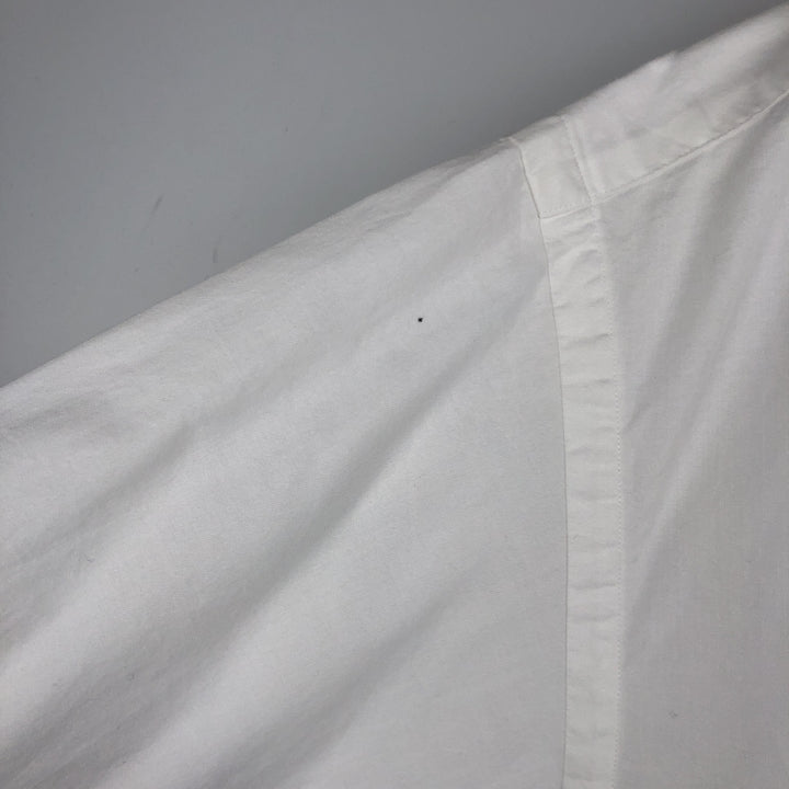Ralph Lauren YARMOUTH long sleeve button down shirt, men's XL size cotton white type Vintage Second Hand