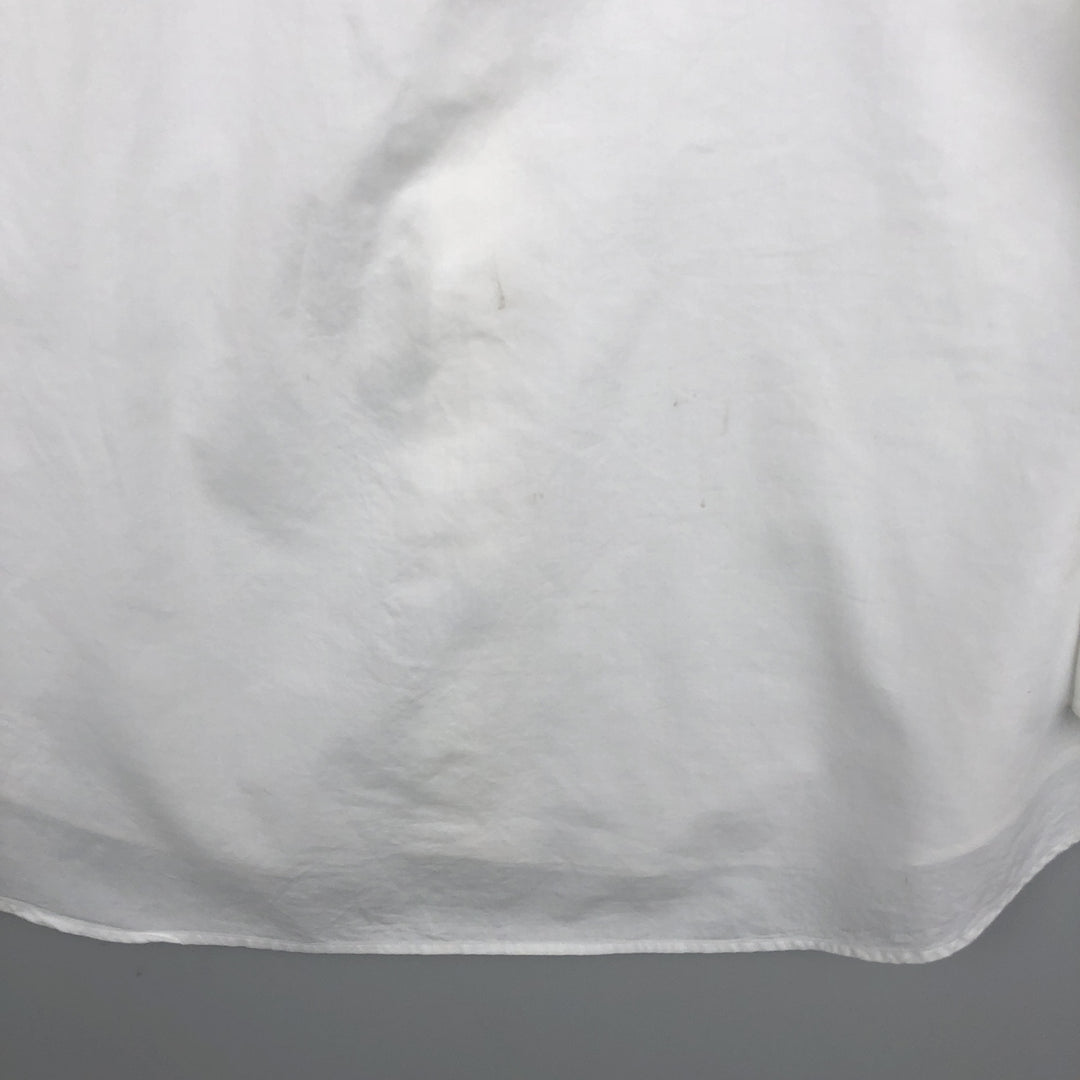 Ralph Lauren YARMOUTH long sleeve button down shirt, men's XL size cotton white type Vintage Second Hand
