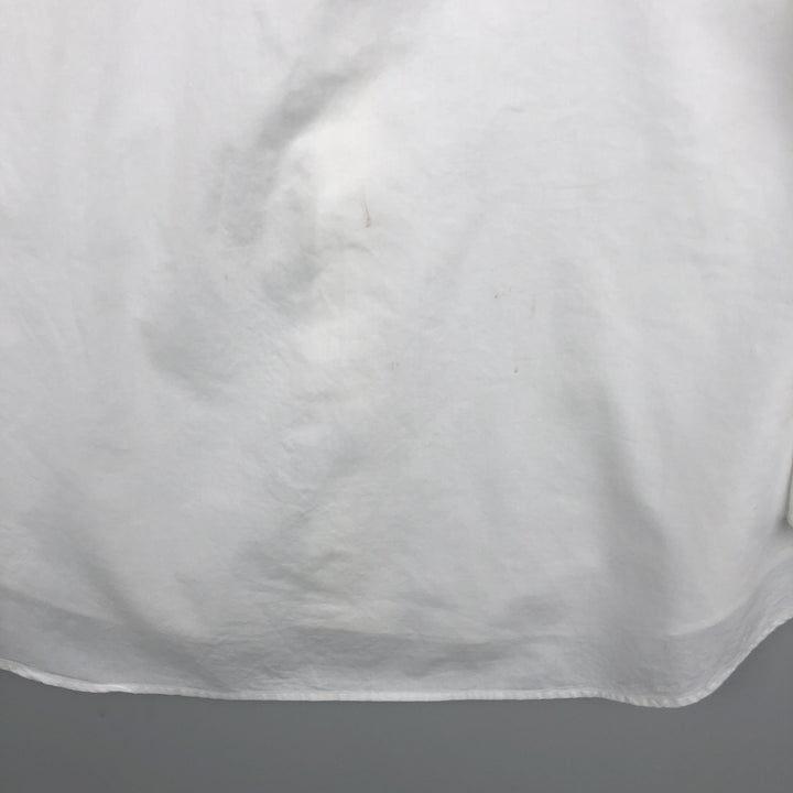 Ralph Lauren YARMOUTH long sleeve button down shirt, men's XL size cotton white type Vintage Second Hand