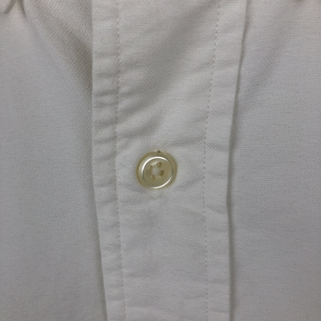 Ralph Lauren Custom Fit Long Sleeve Button Down Shirt Men's XXL cotton white type Vintage Second Hand