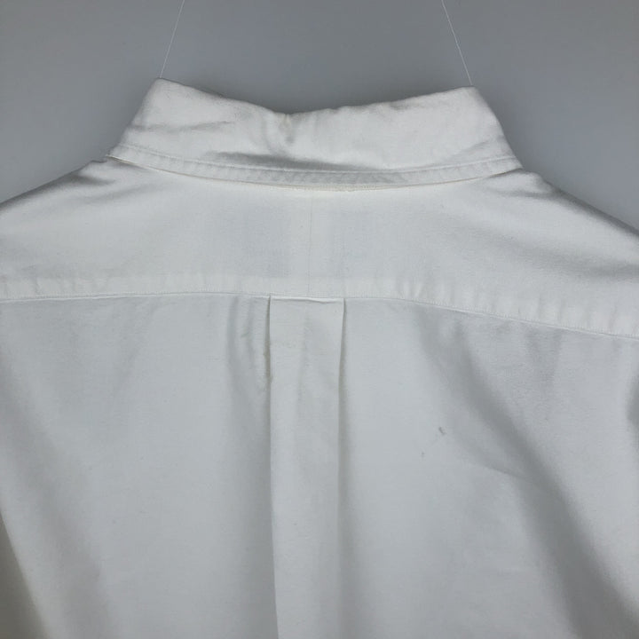 Ralph Lauren Custom Fit Long Sleeve Button Down Shirt Men's XXL cotton white type Vintage Second Hand