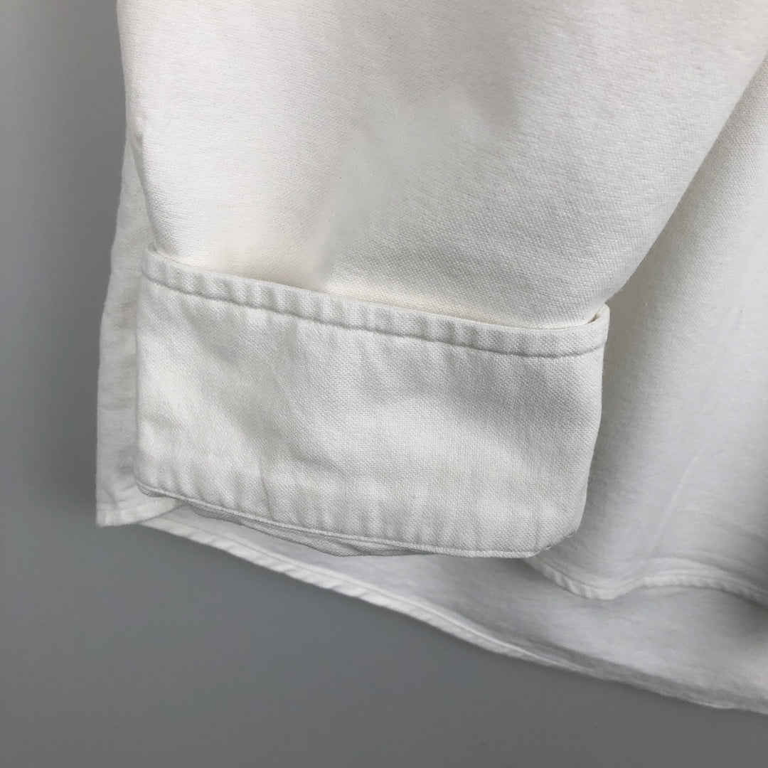 Ralph Lauren Custom Fit Long Sleeve Button Down Shirt Men's XXL cotton white type Vintage Second Hand