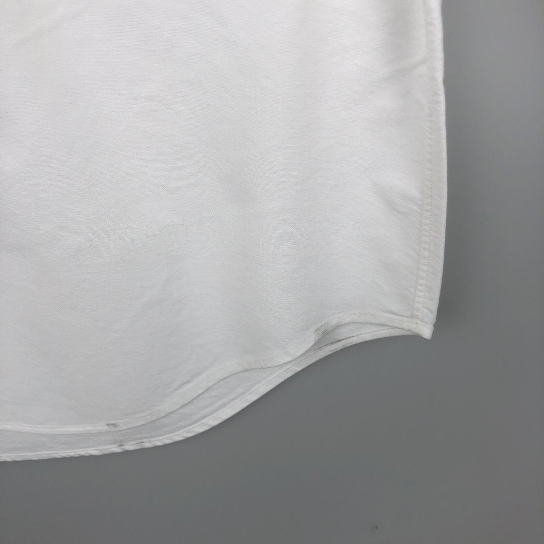Ralph Lauren Classic Fit Long Sleeve Button Down Shirt, Men's Size L cotton white type Vintage Second Hand