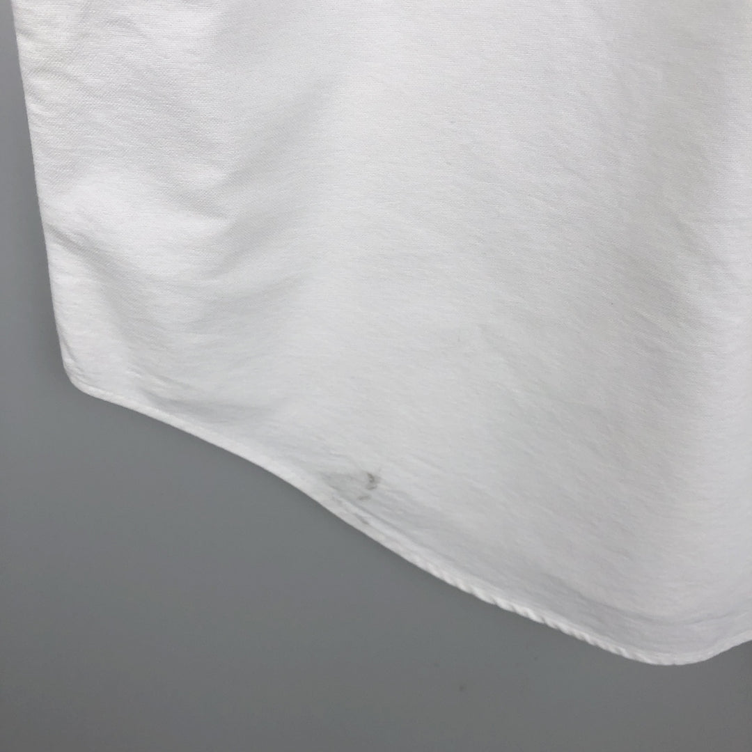 Ralph Lauren Classic Fit Long Sleeve Button Down Shirt, Men's Size L cotton white type Vintage Second Hand