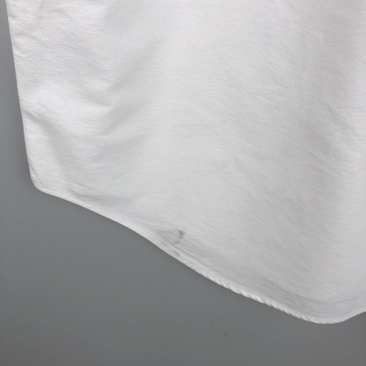 Ralph Lauren Classic Fit Long Sleeve Button Down Shirt, Men's Size L cotton white type Vintage Second Hand