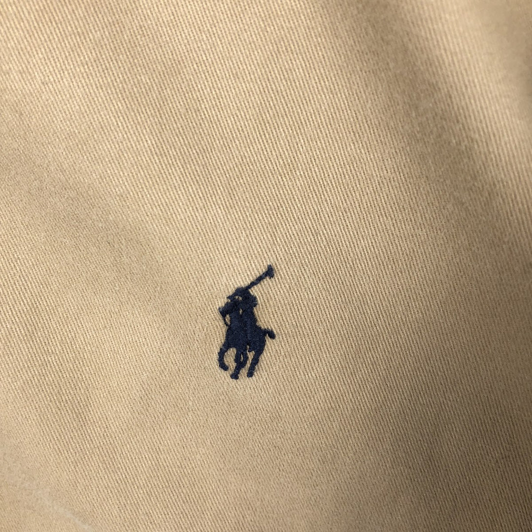 Ralph Lauren long sleeve button down shirt, men's size L cotton brown type Vintage Second Hand