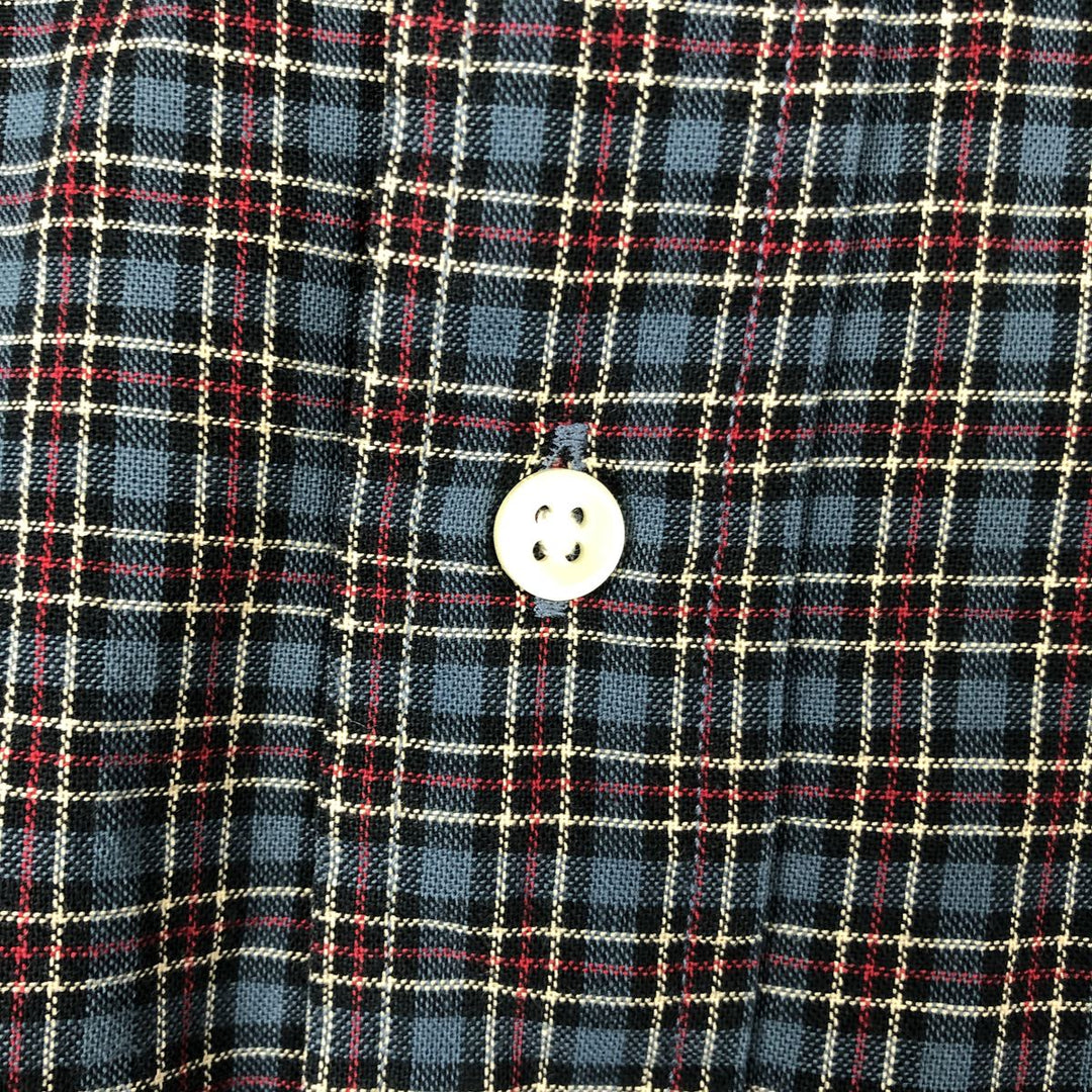 Ralph Lauren Classic Fit Long Sleeve Button Down Check Shirt Men's XL cotton blue type Vintage Second Hand