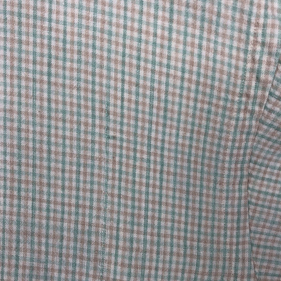 Ralph Lauren POLO by Ralph Lauren long sleeve cotton check shirt, men's XL size cotton white type Vintage Second Hand