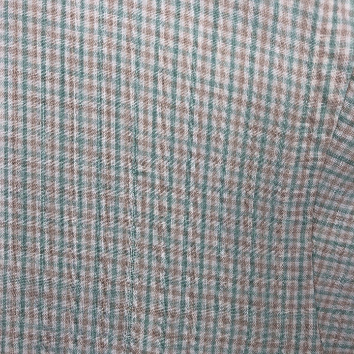 Ralph Lauren POLO by Ralph Lauren long sleeve cotton check shirt, men's XL size cotton white type Vintage Second Hand
