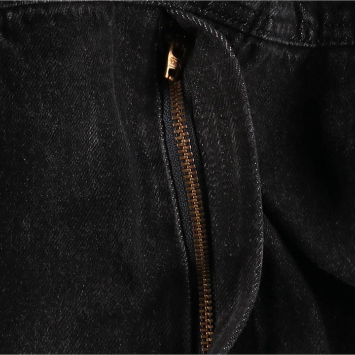 Osh Kosh pre-dyed black denim overalls, men's size W34 (approx.) cotton black type Vintage Second Hand