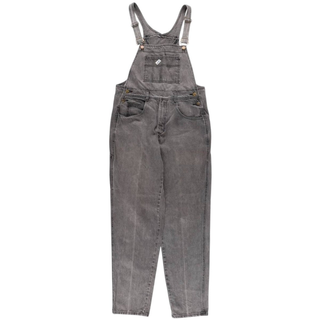 90'S Guess by Georges Marciano denim overalls, made in the USA, men's size W30 equivalent, vintage. cotton black type Vintage Second Hand