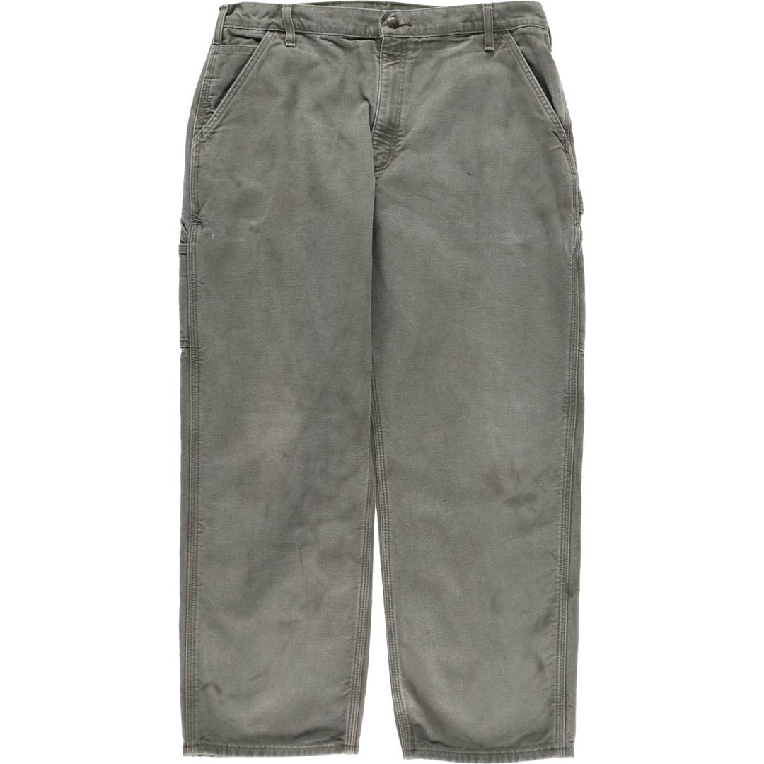 Carhartt Duck Painter Pants, Men's, W37 equivalent cotton Khaki type Vintage Second Hand
