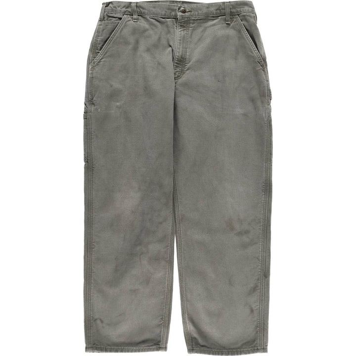 Carhartt Duck Painter Pants, Men's, W37 equivalent cotton Khaki type Vintage Second Hand
