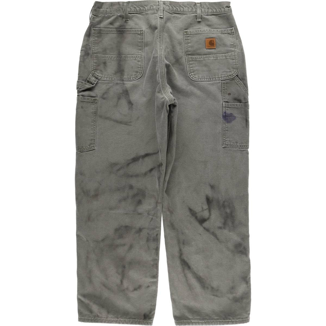 Carhartt Duck Painter Pants, Men's, W37 equivalent cotton Khaki type Vintage Second Hand