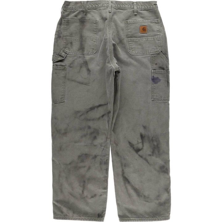 Carhartt Duck Painter Pants, Men's, W37 equivalent cotton Khaki type Vintage Second Hand