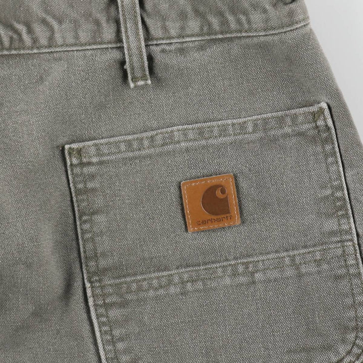 Carhartt Duck Painter Pants, Men's, W37 equivalent cotton Khaki type Vintage Second Hand