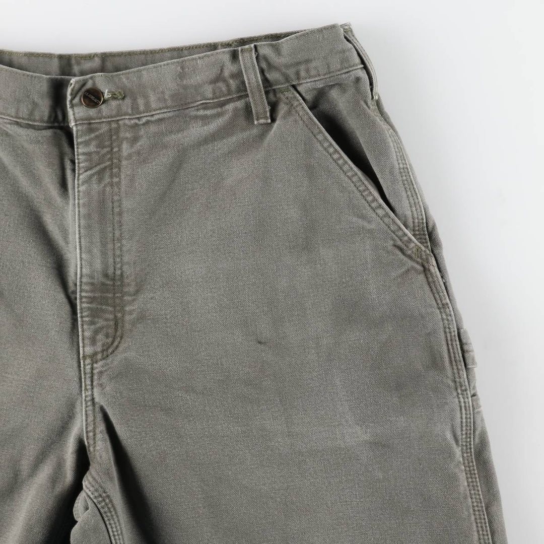 Carhartt Duck Painter Pants, Men's, W37 equivalent cotton Khaki type Vintage Second Hand