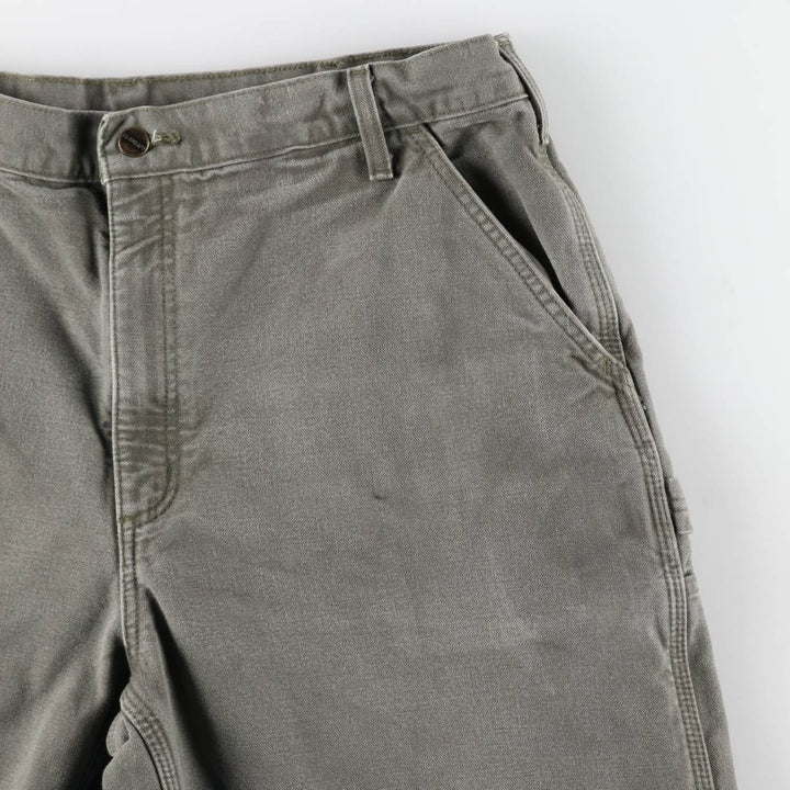 Carhartt Duck Painter Pants, Men's, W37 equivalent cotton Khaki type Vintage Second Hand