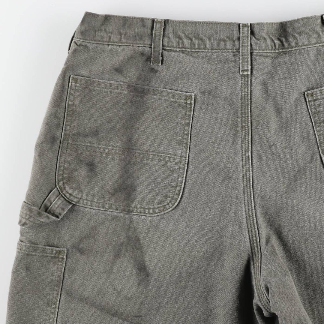 Carhartt Duck Painter Pants, Men's, W37 equivalent cotton Khaki type Vintage Second Hand
