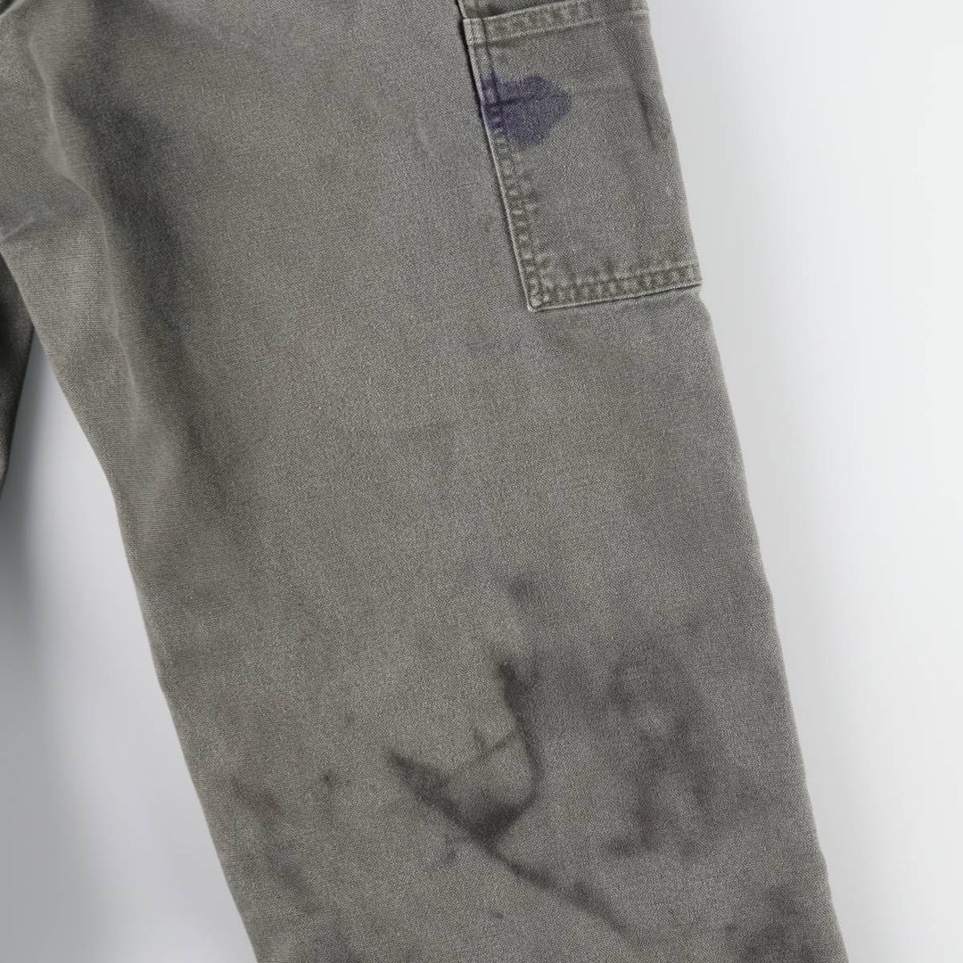 Carhartt Duck Painter Pants, Men's, W37 equivalent cotton Khaki type Vintage Second Hand