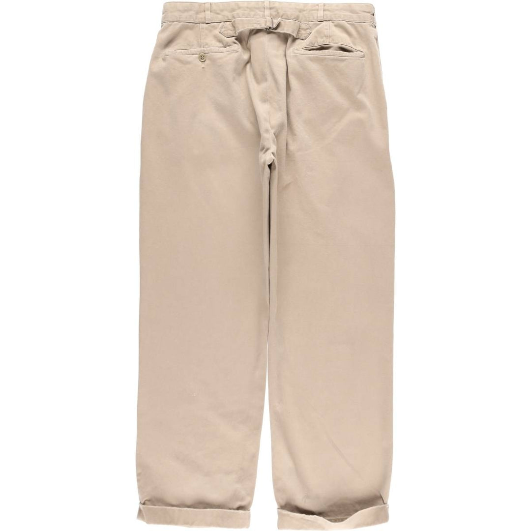 Ralph Lauren POLO by Ralph Lauren GI FIT Military Pants Chino Pants Men's W35 (approx.) cotton Beige type Vintage Second Hand