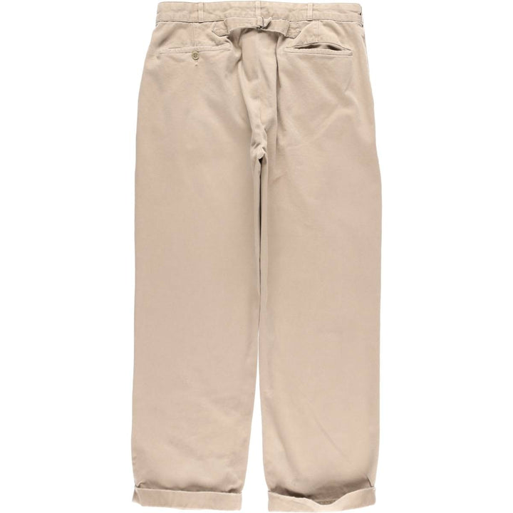 Ralph Lauren POLO by Ralph Lauren GI FIT Military Pants Chino Pants Men's W35 (approx.) cotton Beige type Vintage Second Hand
