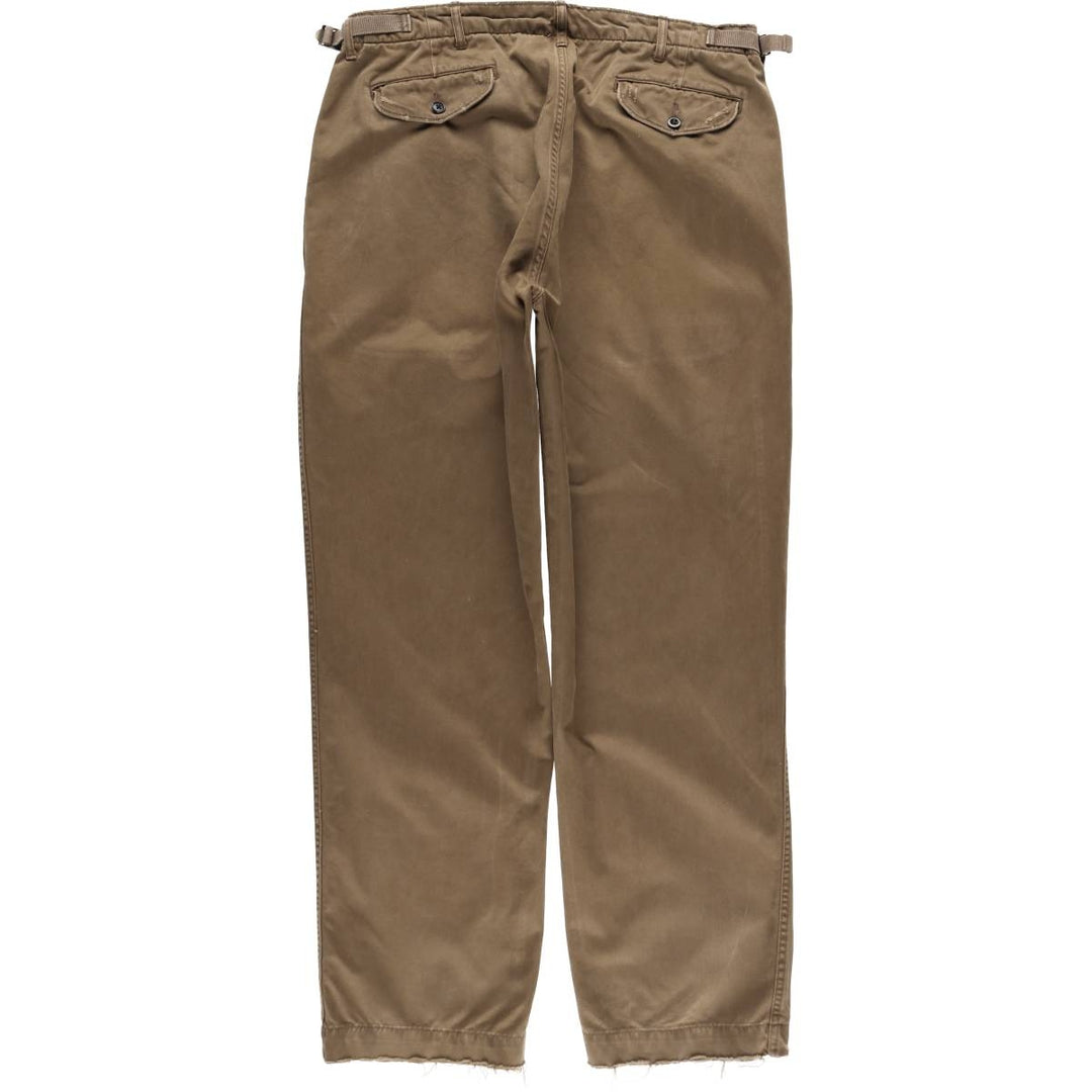 Ralph Lauren POLO by Ralph Lauren military chinos, men's size W37 (approx.) cotton brown type Vintage Second Hand