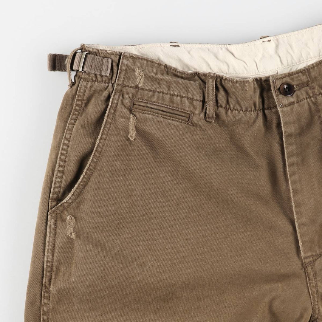 Ralph Lauren POLO by Ralph Lauren military chinos, men's size W37 (approx.) cotton brown type Vintage Second Hand