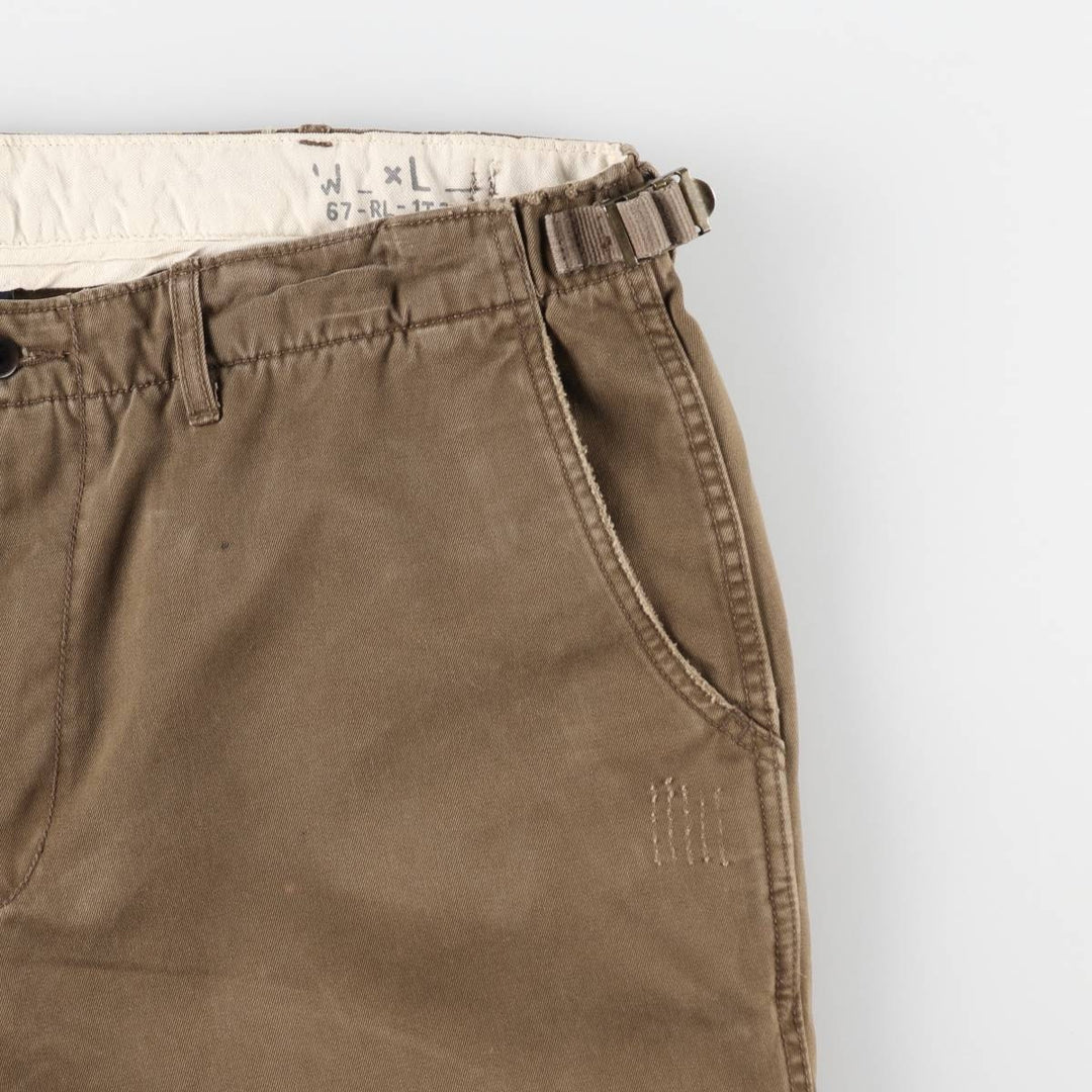 Ralph Lauren POLO by Ralph Lauren military chinos, men's size W37 (approx.) cotton brown type Vintage Second Hand