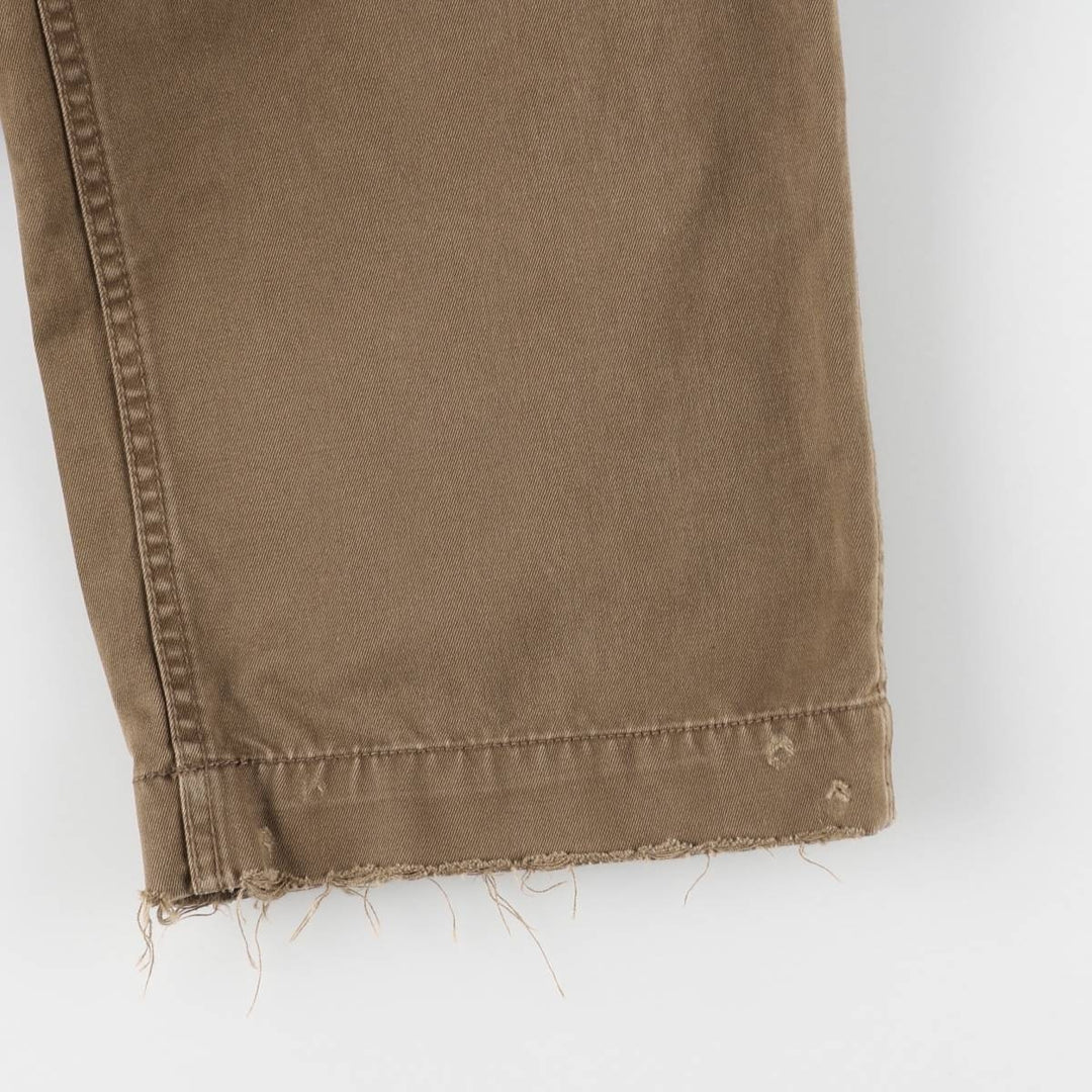 Ralph Lauren POLO by Ralph Lauren military chinos, men's size W37 (approx.) cotton brown type Vintage Second Hand