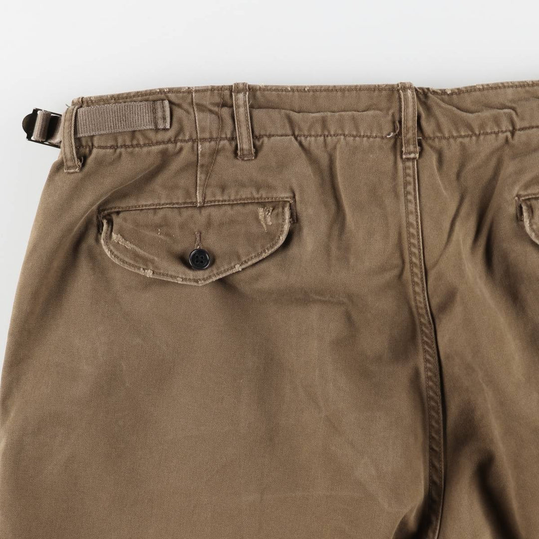 Ralph Lauren POLO by Ralph Lauren military chinos, men's size W37 (approx.) cotton brown type Vintage Second Hand