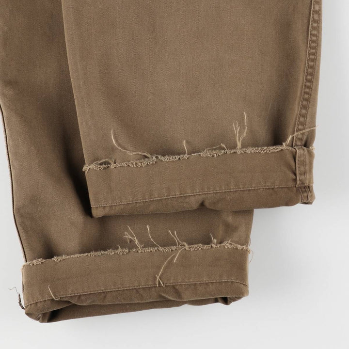 Ralph Lauren POLO by Ralph Lauren military chinos, men's size W37 (approx.) cotton brown type Vintage Second Hand