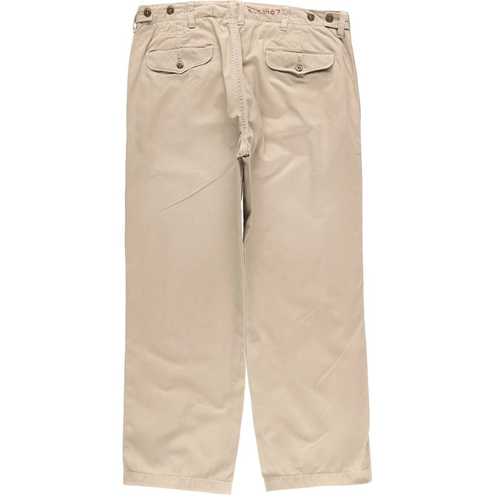 Ralph Lauren POLO by Ralph Lauren RL-1967 Military Chino Pants, Men's W35 (approx.) unclear Beige type Vintage Second Hand