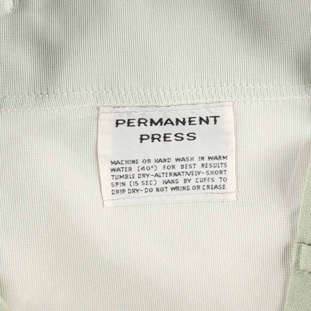 1970'S McGREGOR Poly/Wool Pants, Men's Size W36 (approx.), Vintage polyester Mint green Vintage Second Hand