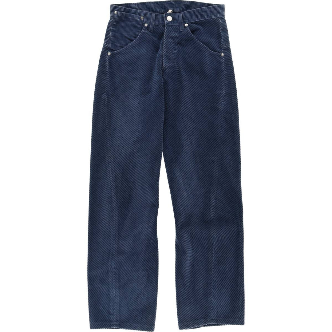 Levi's ENGINEERED Euro Model Wide-Wale Corduroy Pants, Men's Size W29 (approx.) polyester navy blue type Vintage Second Hand