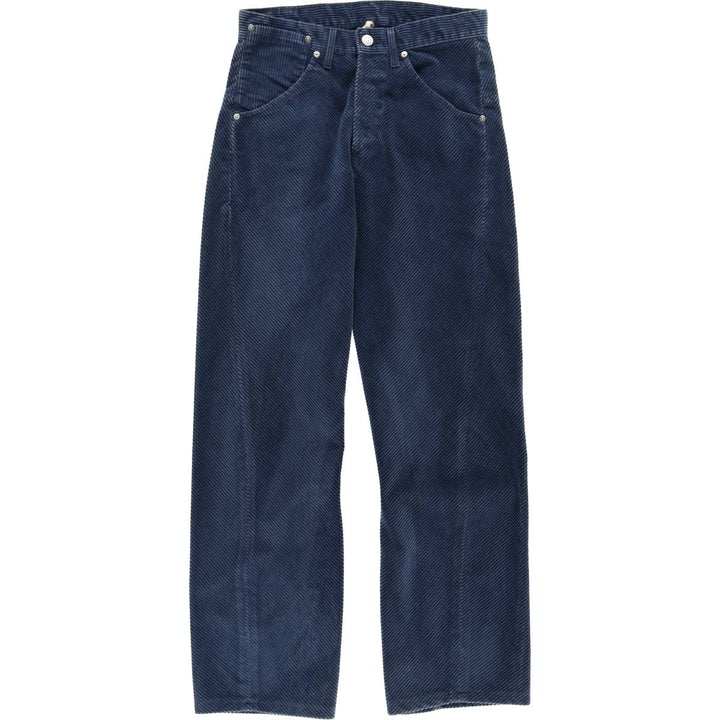 Levi's ENGINEERED Euro Model Wide-Wale Corduroy Pants, Men's Size W29 (approx.) polyester navy blue type Vintage Second Hand