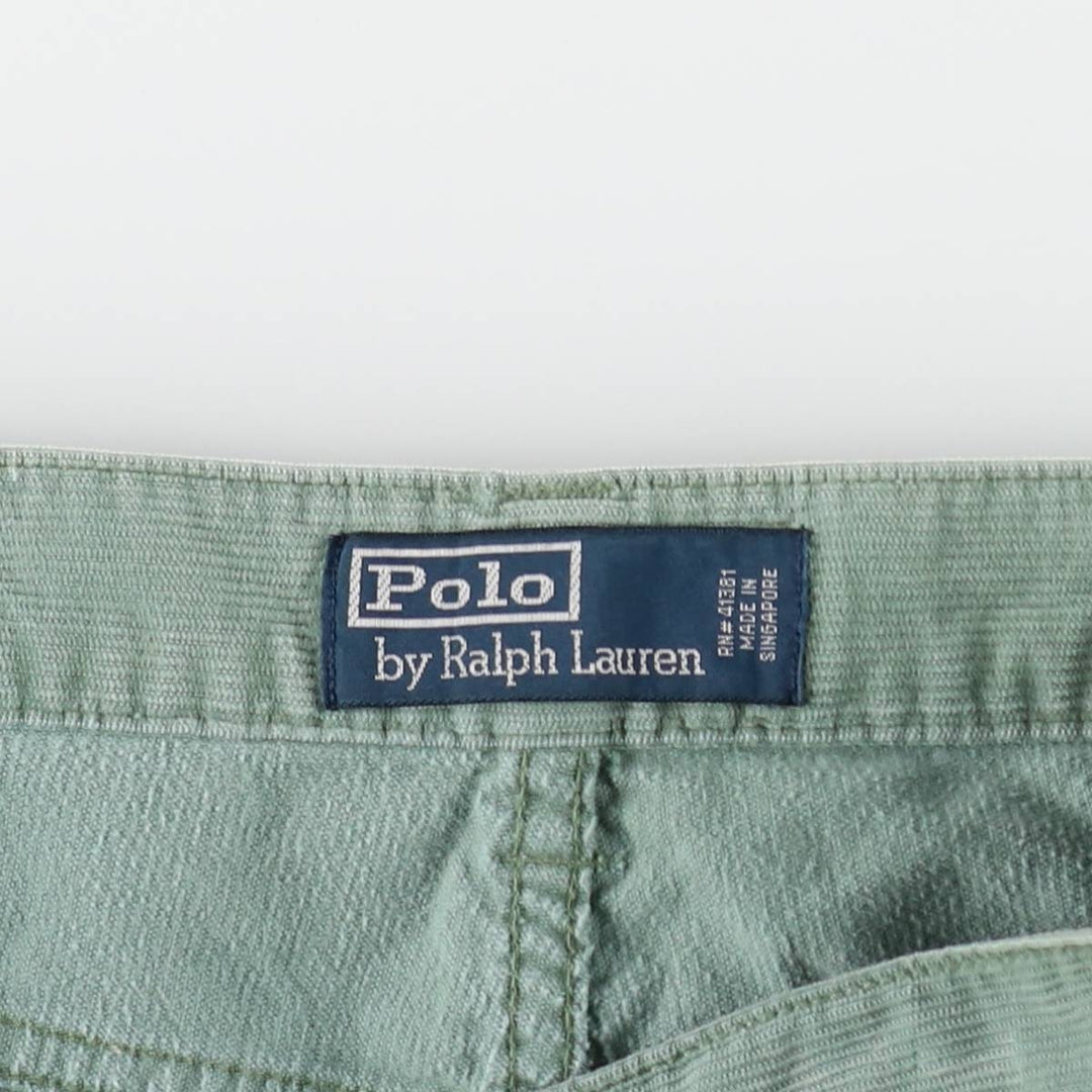 Ralph Lauren POLO by Ralph Lauren Rare Color Corduroy Pants Men's W36 (approx.) cotton Mint green Vintage Second Hand