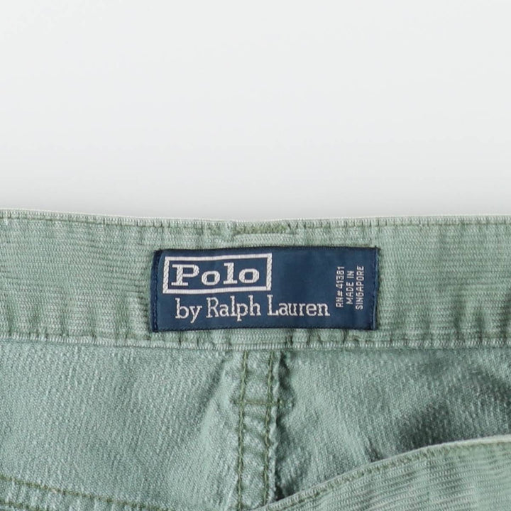Ralph Lauren POLO by Ralph Lauren Rare Color Corduroy Pants Men's W36 (approx.) cotton Mint green Vintage Second Hand