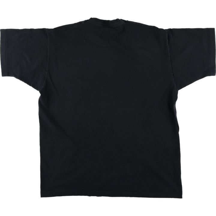 90'S Fruit of the Loom Message Print T-Shirt Made in USA Men's XL Vintage cotton black type Vintage Second Hand