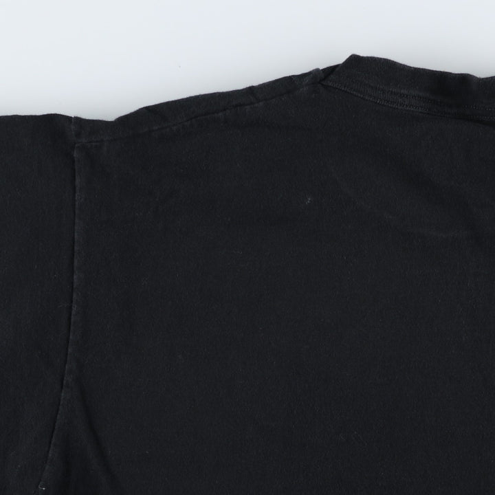 90'S Fruit of the Loom Message Print T-Shirt Made in USA Men's XL Vintage cotton black type Vintage Second Hand