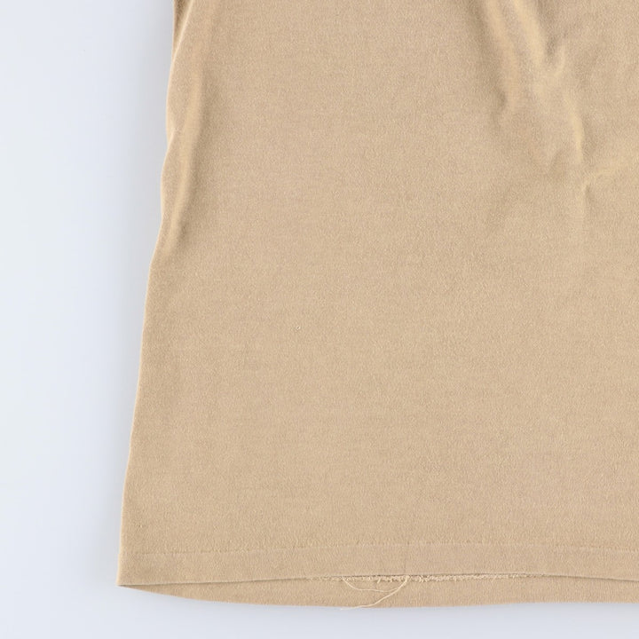 90'S GAP Old Gap Short Sleeve Printed T-Shirt Made in USA Men's L Size Vintage cotton Beige type Vintage Second Hand